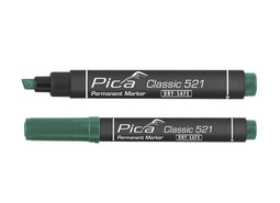 Pica 10st 521/36 - Permanent Marker - 2-6mm beitel - Groen