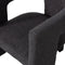 WOOOD Tiwa Fauteuil - Bouclé - Donkergrijs - 70x64x64