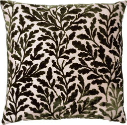 Dutch Decor TWIG - Sierkussen velvet 45x45 cm Chive - groen - Inclusief binnenkussen