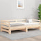 vidaXL - Uitschuifbare - slaapbank - zonder - matras - 90x190 - cm