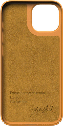 Nudient Thin Case - Apple iPhone 13 Mini - Indrukwekkend slank 1 mm - Saffron Yellow