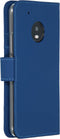 Accezz Hoesje Geschikt voor Motorola Moto G5 Plus Hoesje Met Pasjeshouder - Accezz Wallet Softcase Bookcase - Donkerblauw