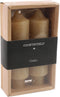 Kaars dia. 3,5 cm, hoogte: 12,5 cm Vela 2 stuks beige