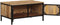 vidaXL - Salontafel - 80x50x40 - cm - massief - ruw - mangohout