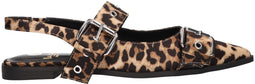 La Strada Slingback - Dames - Luipaardprint met gesp - Bruin - Maat 38
