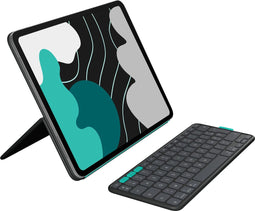 Logitech 920-013383 - Flip Folio - Toetsenbordcase iPad Pro/Air 13-inch - Afneembaar toetsenbord - Grafiet (2024, 2025)