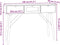 vidaXL - Wandtafel - met - lades - 105x30x75 - cm - bewerkt - hout