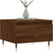 vidaXL - Salontafel - 50x46x35 - cm - bewerkt - hout - bruin - eikenkleur