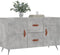 vidaXL - Dressoir - 100x36x60 - cm - bewerkt - hout - betongrijs
