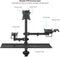 TooQ TQPM0003 - Schermtafel Support - Draaiend - Zwart (2 stuks)
