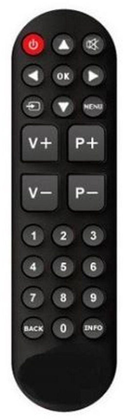 Grundig W802 - Universele afstandsbediening - Compatibel met TV LED LCD - Zwart