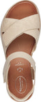 Tamaris COMFORT Essentials - Dames Sandalen - Sleehak 4,5 cm - IVORY - Maat 39