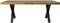 Liviza Eettafel Brut 200 x 100 cm - Mangohout - Rechthoek Hout - 75 cm , 200 cm , 100 cm