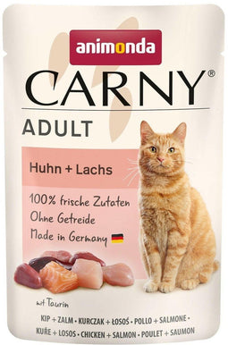Animonda Cat Carny Adult Kip Zalm portiezakje 12x85g - Kip & Zalm