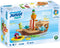 PLAYMOBIL JUNIOR - Peter Pans piratenschip 71769 - Waterfuncties met octopussen en papegaai - Afmetingen 30 x 26 x 18,5 cm