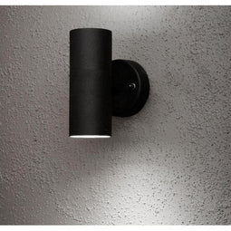 Konstsmide Modena - Wandspot twin 17cm - 230V - GU10 - matzwart