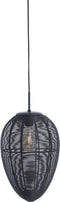 Light & Living Hanglamp Yaelle - Zwart - Ø26cm - Modern - Hanglampen Eetkamer, Slaapkamer, Woonkamer