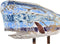 Decoratieve figuren DKD Home Decor Blauw Hout Bruin Zeeman Walvis (40 x 10 x 30 cm)