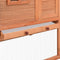 vidaXL - Kippenhok - met - nestkast - massief - vurenhout - grijs - en - wit