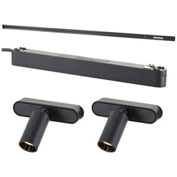 Brilliant Click and Shine set track adatper 2 spots dia 30mm