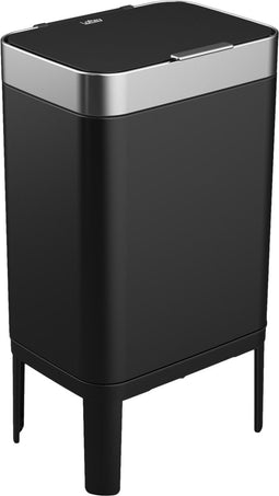 Loftey Prullenbak (2023) - 60L - Push/Touch - Zwart/RVS