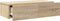 vidaXL - Wandschap - met - lades - 60x26,5x15cm - bewerkt - hout - sonoma - eikenkleur