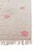 DARDERE - Vloerkleed - Beige/Roze - 140 x 200 - Katoen