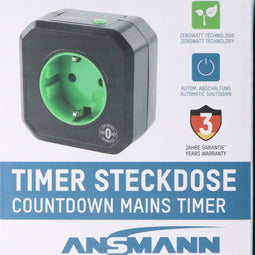 Ansmann Zerowatt AES 1 timer stopcontact met energiebesparende functie