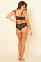 Cosabella Beugelloze Beha NSN SOFT BRA SWEETIE - Beugelloze bralette - Voor DD t/m H cups - Zwart - Maat L