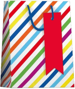 Papieren cadeau tas M Festive