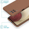 iMoshion Hoesje Geschikt voor Samsung Galaxy A12 Hoesje Siliconen - iMoshion Color Backcover - bruin
