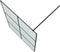 vidaXL - Inloopdouchewand - 140x195 - cm - mat - ESG-glas - zwart
