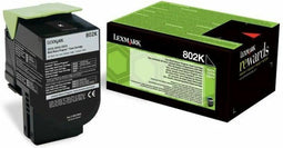 Lexmark 802K - Toner Origineel - 1000 pagina's - Zwart