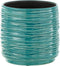 J-Line bloempot Lijn - keramiek - azuur - medium