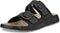 Ecco 2nd Cozmo - Heren slipper - Klittenbandsluiting - Zwart - Maat 45