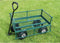Draper Tools Tuinwagen staalgaas 86,5x46,5x21 cm groen en zwart