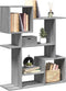 vidaXL - Kamerscherm - / - boekenkast - 92x29x112 - cm - hout - grijs - sonoma