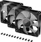 Corsair RS120 ARGB - 120mm PWM-ventilatoren - 3x tot 2100 RPM - Zwart (3-pack)