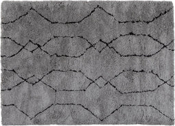 WOOOD Nove Vloerkleed - Grijs/Zwart - 1x170x240