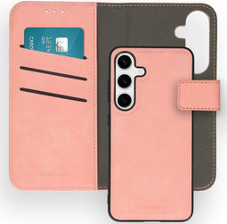 iMoshion Hoesje Geschikt voor Samsung Galaxy S24 Hoesje Met Pasjeshouder - iMoshion Uitneembare 2-in-1 Luxe Bookcase - Roze