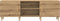 vidaXL - TV-meubel - in - Artisan - Eiken - - - 150x30x50 - cm - - - Gemaakt - van - Engineered - Wood