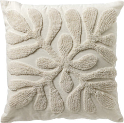 Dutch Decor OLIVIA - Sierkussen 45x45 cm Snow White - wit - Inclusief binnenkussen