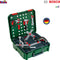 Klein Toys Bosch werkbankkoffer - Ixolino, moersleutel, schroevendraaier, hamer, bouwlatten, haken, schroeven, moeren, schroefklem en -tang - incl. licht- en geluidseffecten - groen rood