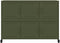 vidaXL - Dressoir - 100,5x39x72 - cm - staal - olijfgroen