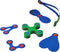Clixo Itsy - Magnetisch speelgoed - 18 stuks - Blauw/geel