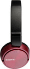 Sony MDR-ZX310AP - On-ear koptelefoon - Lichtgewicht opvouwbaar ontwerp - Rood