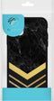 iMoshion Hoesje Geschikt voor Samsung Galaxy A51 Hoesje Siliconen - iMoshion Design hoesje - Goud / Zwart / Graphic Marble Gold