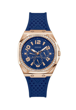 Guess GW0694L4 - Polshorloge - 100% gerecycled staal - Blauw