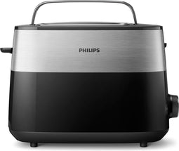 Philips Daily HD2516/90 - Broodrooster - 8 bruiningsinstellingen - Zwart/RVS