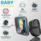Happy Goods Autospiegel Baby XL - Achteruitkijkspiegel - 35x19 cm - 360° Verstelbaar - Baby Spiegel